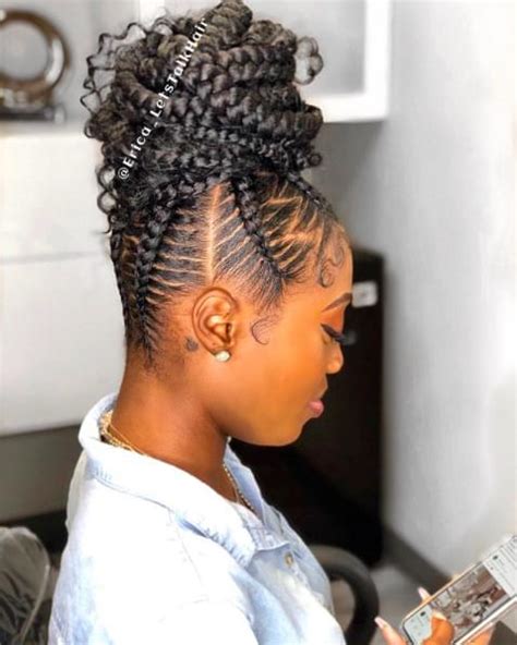 20 Braided Buns for Black Hair for Immediate Inspiration - BelleTag