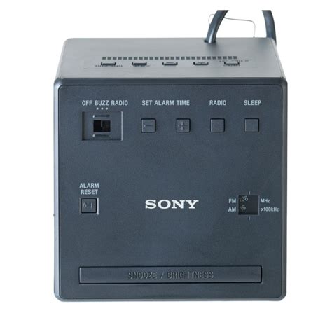 Sony Cube Clock Radio - Black - Alarm Clocks & Radios - Home Audio - Audio & Video | GMV Trade