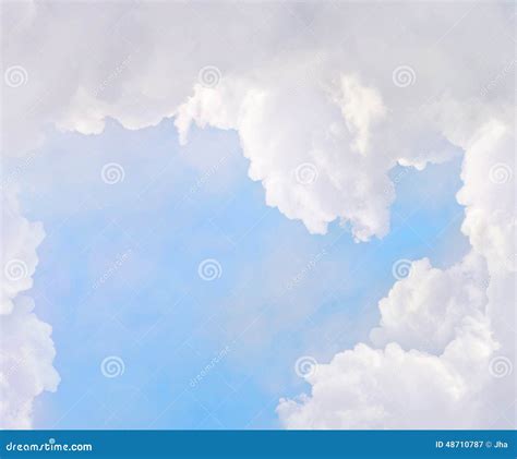 Abstract Background WithÂ white Clouds Stock Image - Image of freedom ...