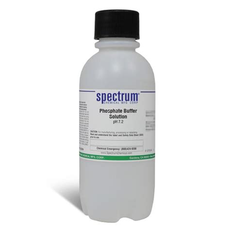 Phosphate Buffer Solution, pH 7.2, For BOD, APHA, Spectrum Chemical Quantity: | Fisher Scientific