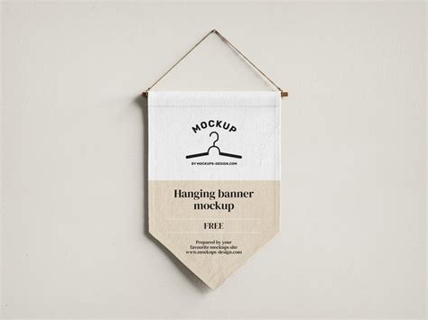 Free hanging banner mockup - Mockups Design