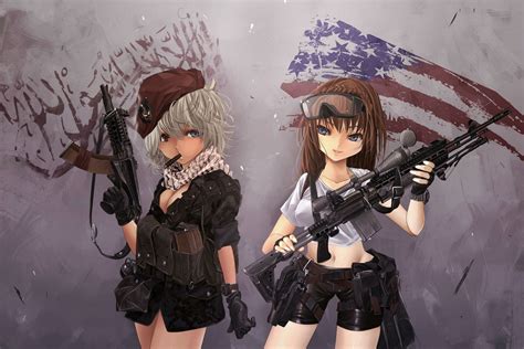 Anime With Guns Wallpapers - Wallpaper Cave