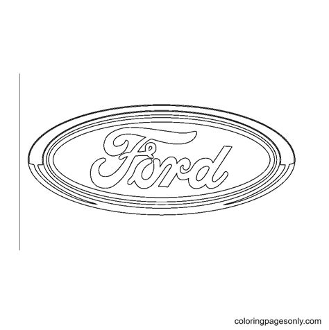 Ford Logo Coloring Pages By Rachel Truck Coloring Pages Coloring | Images and Photos finder