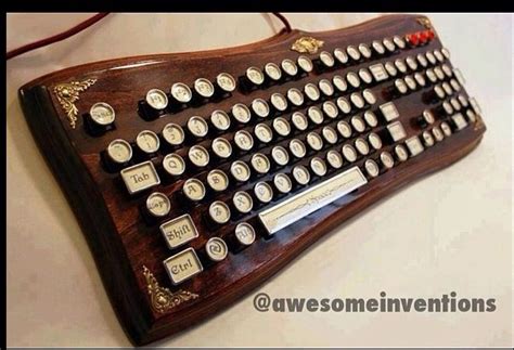 Old fashion keyboard | Steampunk keyboard, Keyboard, Computer keyboard