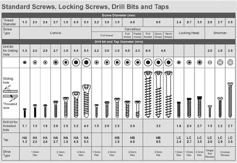 Screws Sizes Chart & Screws Thread Chart Manufacturer and Suppliers India - Raaj Sagar Steels