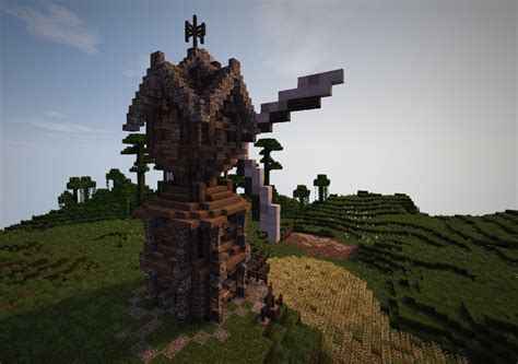 Medieval windmill Minecraft Map