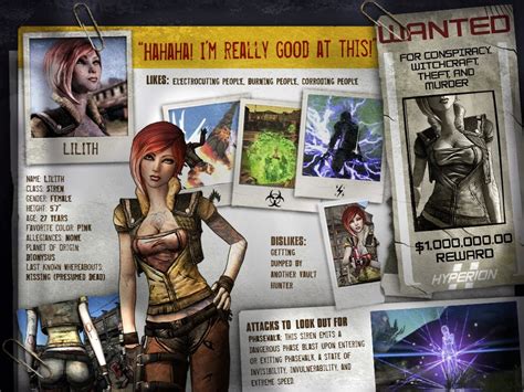 Image - Lilith profile.jpg | Borderlands Wiki | FANDOM powered by Wikia