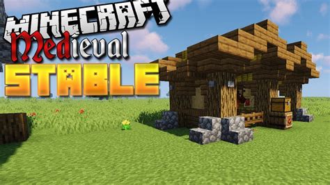 Medieval Horse Stable Minecraft