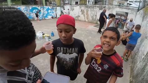 Graffiti with Local Artists in a Brazilian Favela | #kickstreaming # ...