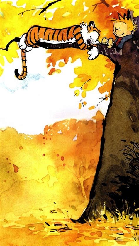 Calvin and Hobbes in the Fall | Calvin and hobbes wallpaper, Calvin and hobbes comics, Calvin ...