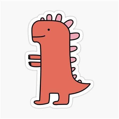 pink dino | Dinosaur pictures, Cute stickers, Animal stickers