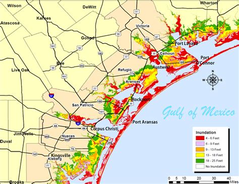 Storm Surge Maps - Coastal Bend