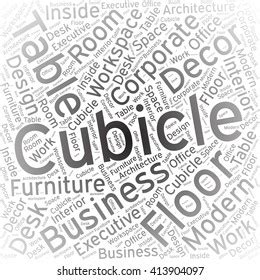Cubicle Word Cloud Art Background Stock Vector (Royalty Free) 413904097 | Shutterstock