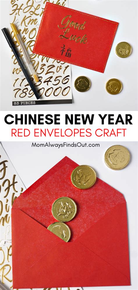 Chinese New Year Red Envelopes Craft For Kids - Mom Always Finds Out