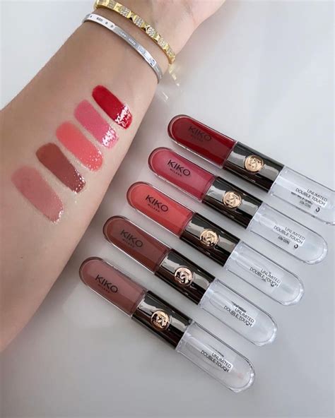 Kiko Lipstick, Lipgloss Swatches, Lipgloss Lips, Makeup Kit, Makeup ...