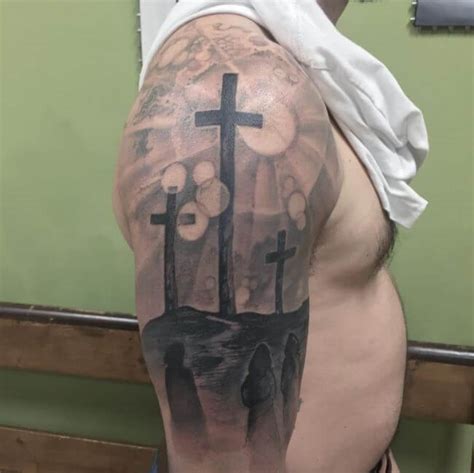 150+ Unique Christian Tattoos For Men (2019) - Religious Designs ...