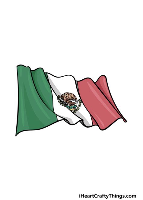 How To Draw A Mexican Flag » Kidnational