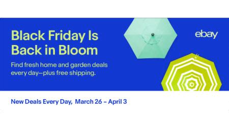 eBay Runs Spring Black Friday Sale on Its Deals Platform - EcommerceBytes