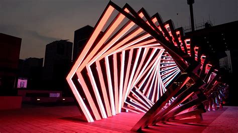 Accumulation: Dramatic LED Light Tunnel by Yang Minha | Inspiration Grid | Design Inspiration # ...