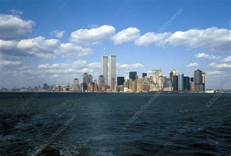 New York skyline before 9/11 - Stock Image - C009/6281 - Science Photo ...