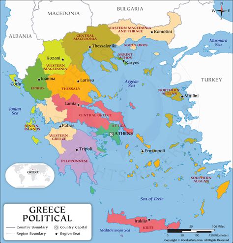 Regions of Greece : r/MapPorn