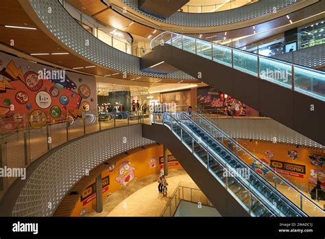 KUALA LUMPUR, MALAYSIA - MAY 27, 2023: interior shot of LaLaport Bukit ...