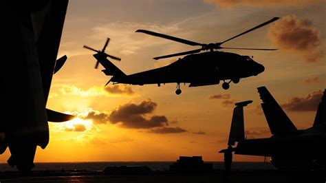 Helicopter Silhouette HD desktop wallpaper : Widescreen : High Definition : Fullscreen