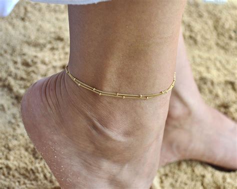 Gold Ankle Bracelet (must-have anklet Spring - Summer 2023)