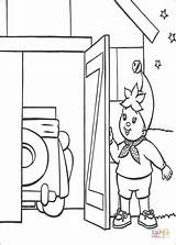Desenho De Noddy Abre A Garagem Para Colorir  Desenhos E sketch template