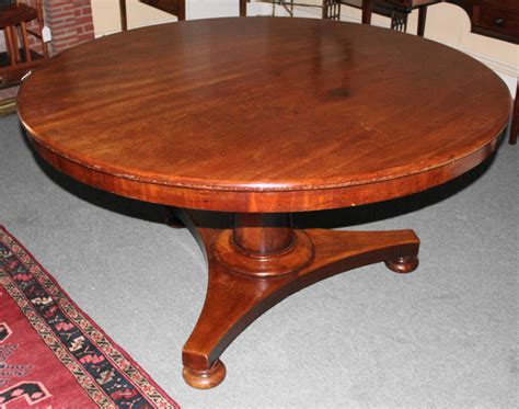 Large Victorian Mahogany Round Dining Table | 560039 | Sellingantiques ...