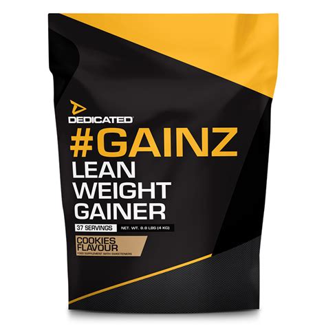 Dedicated Nutrition Gainz 4000g lean weight gainer for proffesional| Bodyshock.pro