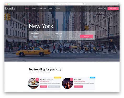 Locals Directory - Free Local Directory Website Template 2024 - Colorlib