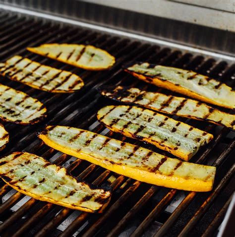 Grilled Summer Squash with Basil Vinaigrette • Heartbeet Kitchen