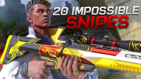 20 Impossible Valorant Sniper Shots! (VALORANT SNIPER KILLS MONTAGE ...