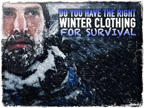 Do You Have The Right Winter Clothing for Survival? | Survival | Before ...