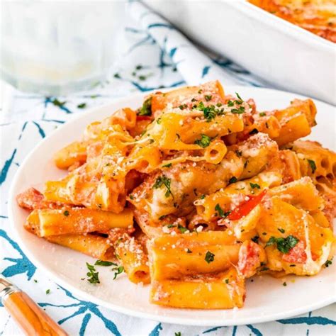 Easy Baked Ziti with Ricotta Cheese - Play Party Plan