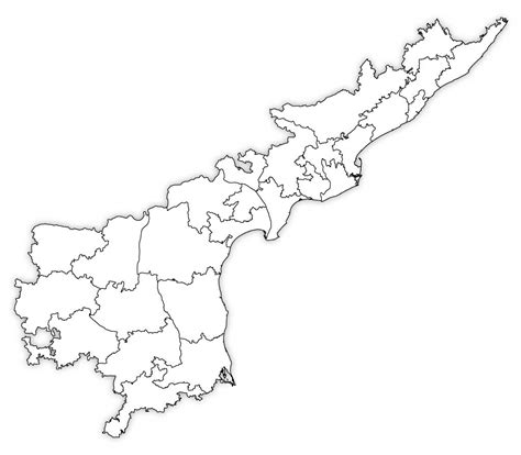 Andhra Pradesh Outline Map | outline map of andhra pradesh