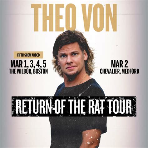 Theo Von: Return of the Rat Tour - The Wilbur