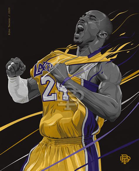 Kobe Bryant Cartoon Wallpaper / Basketball Player Kobe Bryant ...