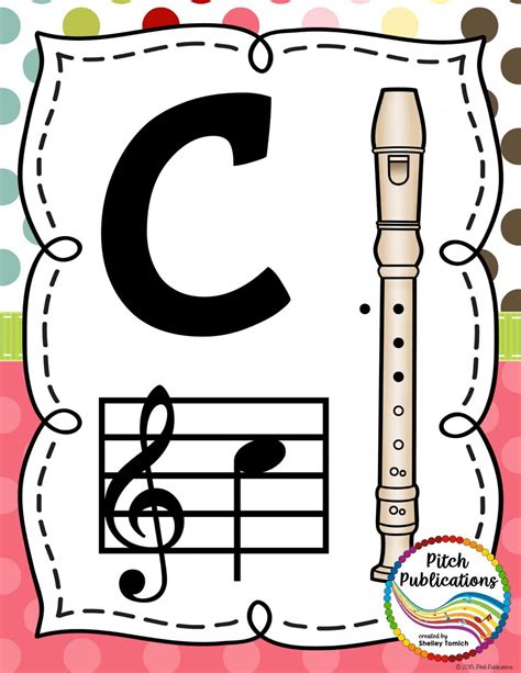 Alto Recorder Fingering Chart Posters v2 Black/Tan- Sweet Shoppe