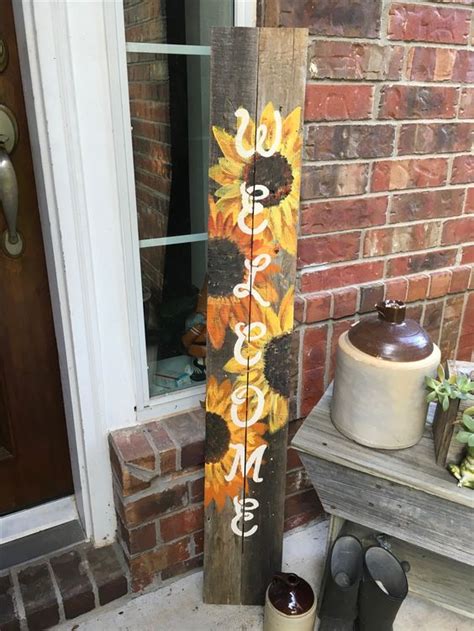 Fall Porch Welcome Signs - Craft and Beauty