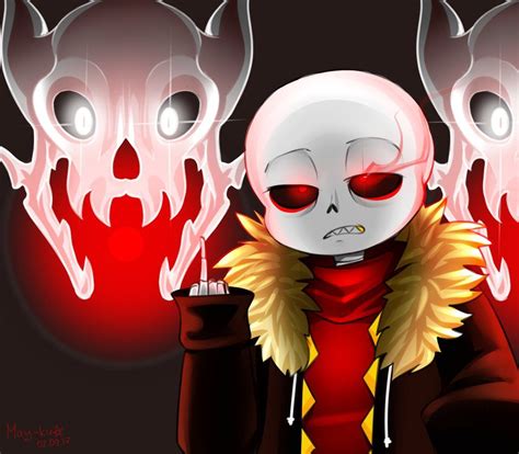 Sans (underfell) by May-ku.deviantart.com on @DeviantArt | Фан арт ...