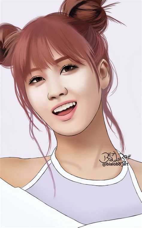 Momo TWICE Fanart byBiaLobo by BiaLobo on DeviantArt