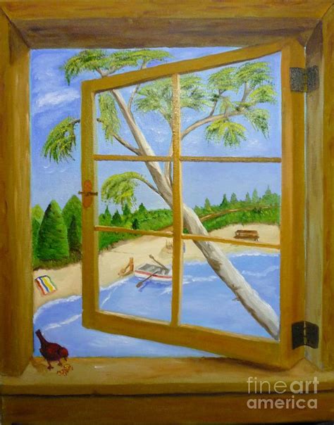 Open Window Painting by Beverly Hanni | Fine Art America