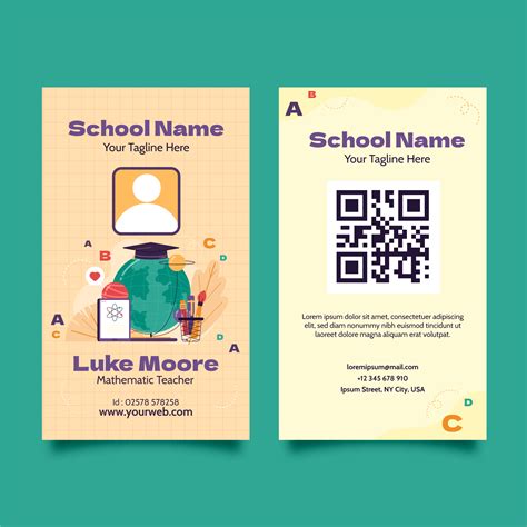 Preschool ID Card Design - Photography Company Profile