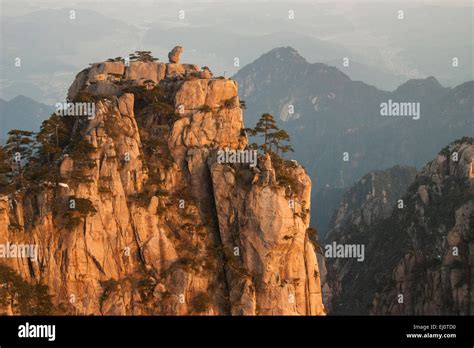 The Monkey Rock, Huangshan,(the Yellow Mountain) National Park, China ...