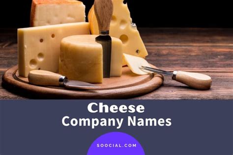 253 Cheese Company Name Ideas to Cheese up Your Brand - Soocial