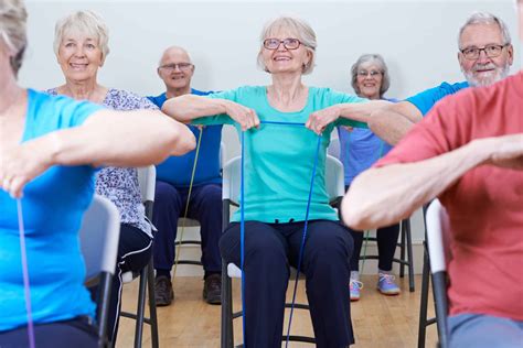 Chair aerobic exercises for senior citizens | Asbury Village Godfrey, IL