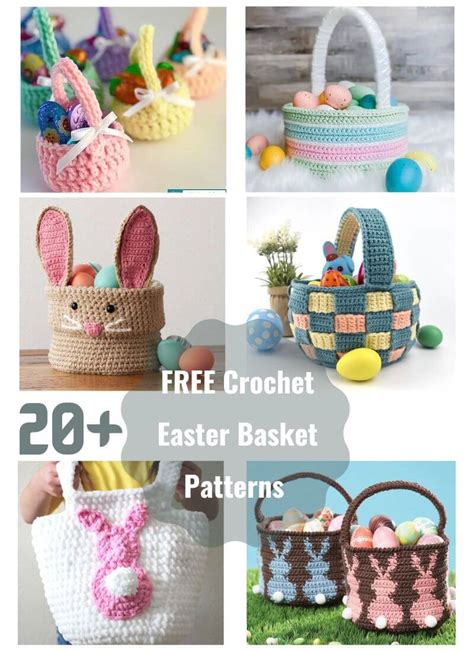 Crochet Easter basket free pattern (new for 2023) - Zamiguz