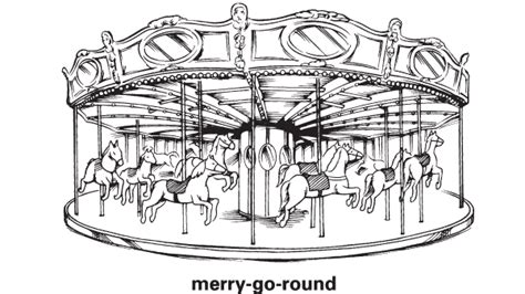 Merry-go-round in 2023 | Merry go round, Round tattoo, Circus tent drawing